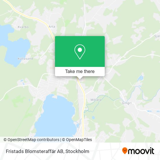 Fristads Blomsteraffär AB map