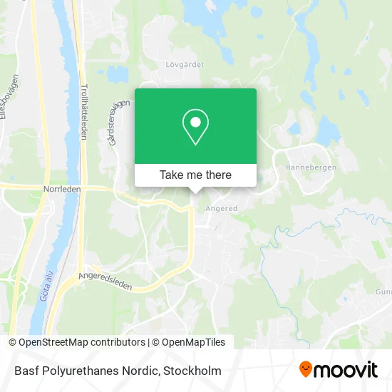Basf Polyurethanes Nordic map