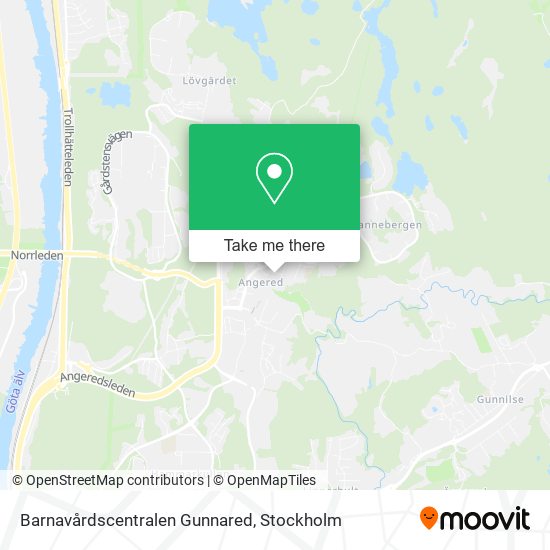 Barnavårdscentralen Gunnared map