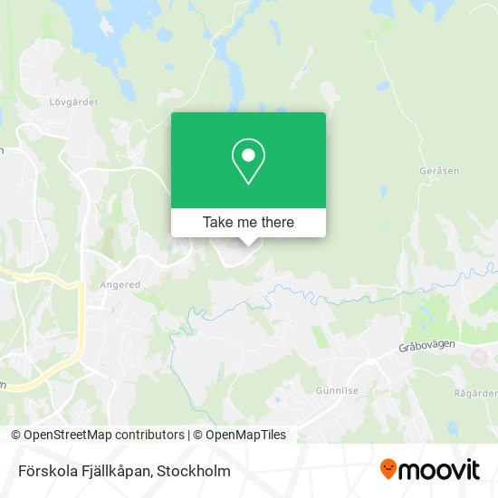 Förskola Fjällkåpan map