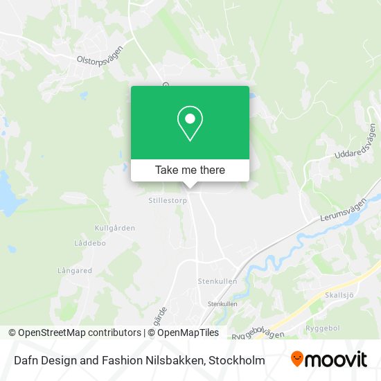 Dafn Design and Fashion Nilsbakken map