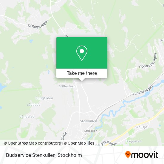 Budservice Stenkullen map