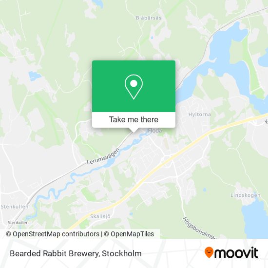 Bearded Rabbit Brewery map