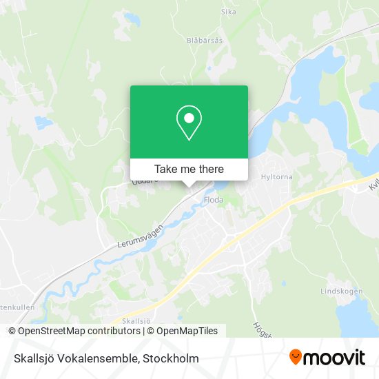 Skallsjö Vokalensemble map