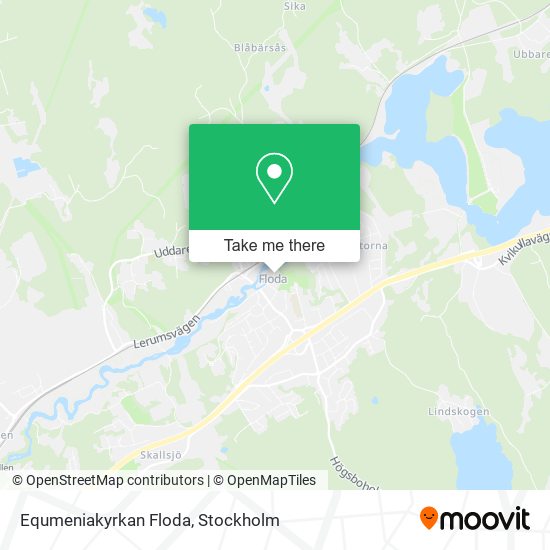 Equmeniakyrkan Floda map