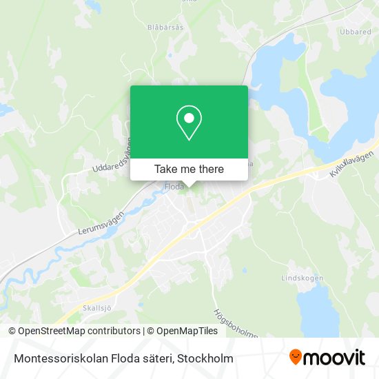 Montessoriskolan Floda säteri map