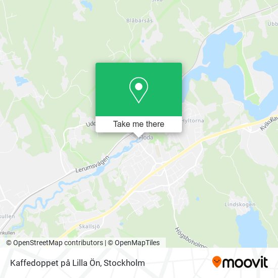 Kaffedoppet på Lilla Ön map