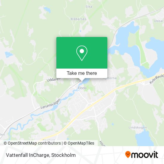 Vattenfall InCharge map