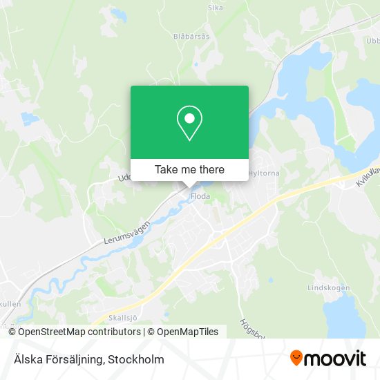 Älska Försäljning map