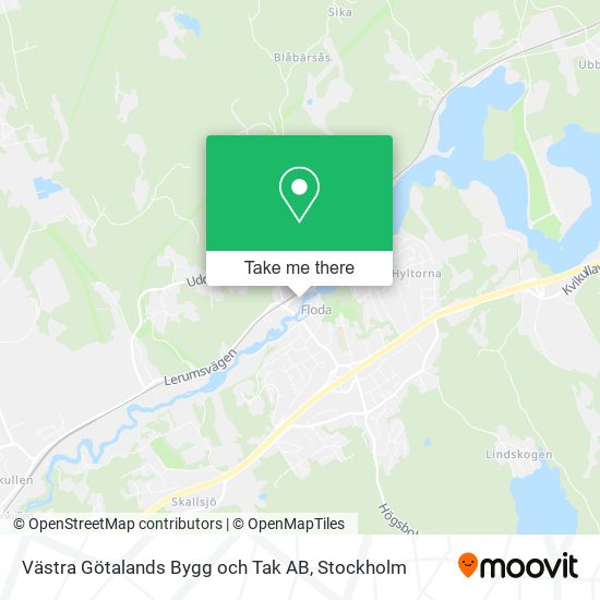 Västra Götalands Bygg och Tak AB map