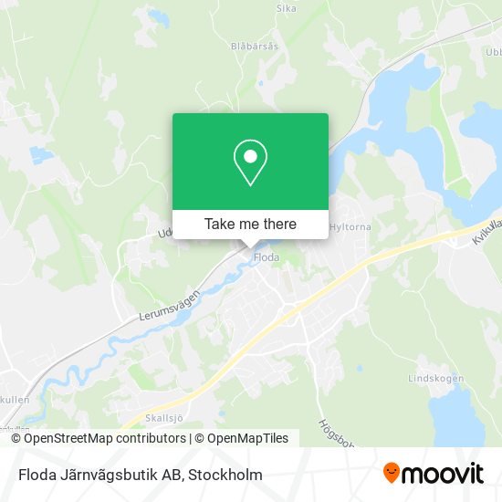 Floda Jãrnvãgsbutik AB map