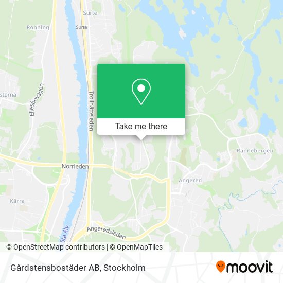 Gårdstensbostäder AB map