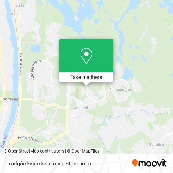 Trädgårdsgärdesskolan map