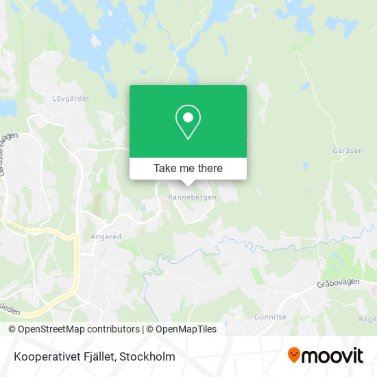 Kooperativet Fjället map