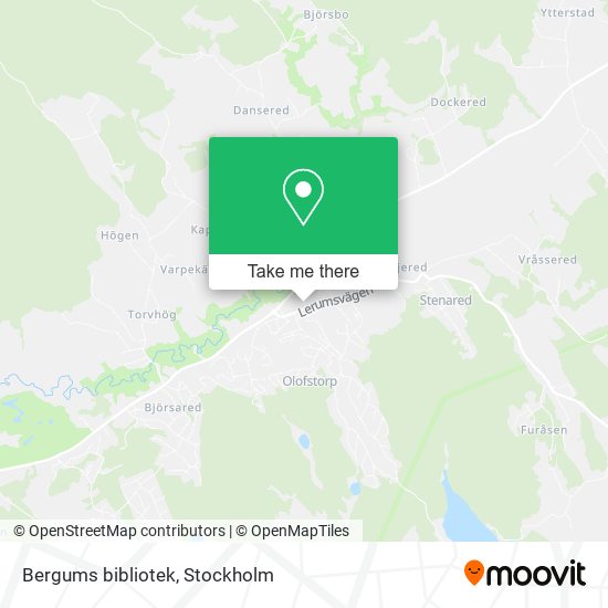 Bergums bibliotek map