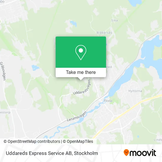 Uddareds Express Service AB map