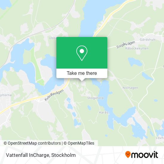 Vattenfall InCharge map