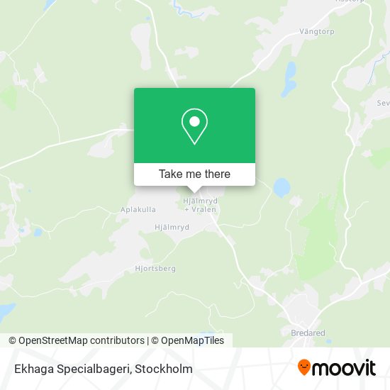 Ekhaga Specialbageri map