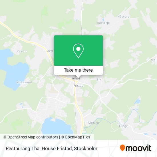 Restaurang Thai House Fristad map