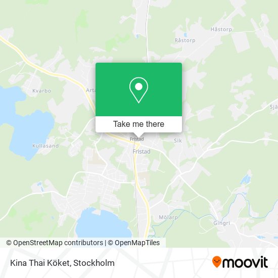 Kina Thai Köket map