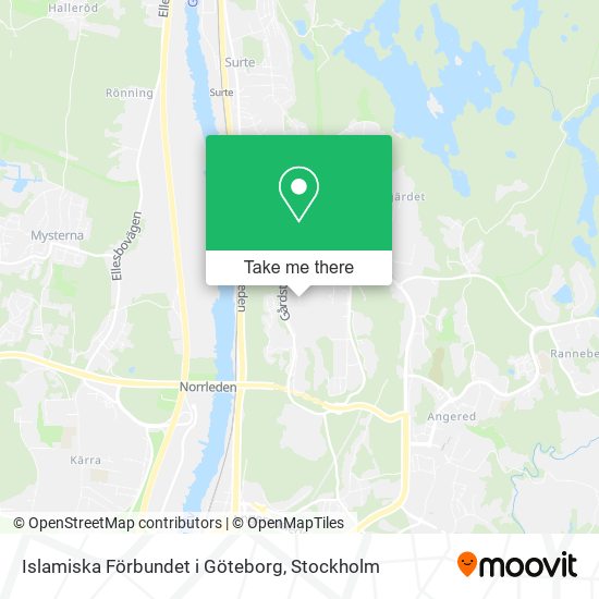 Islamiska Förbundet i Göteborg map