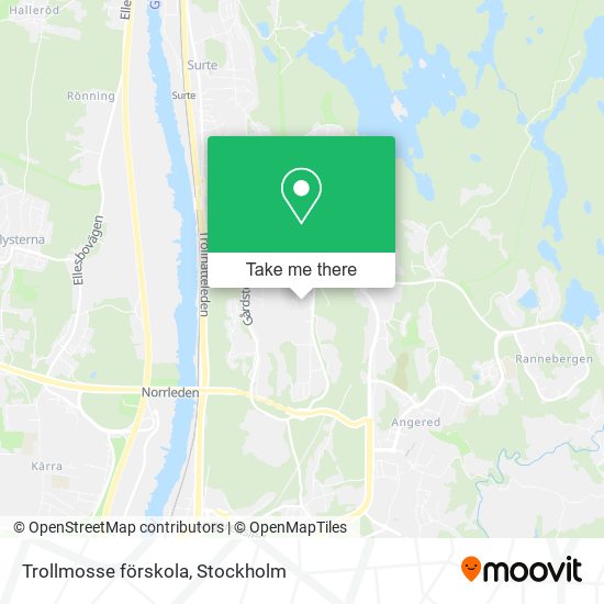 Trollmosse förskola map
