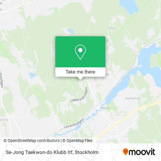 Se-Jong Taekwon-do Klubb Itf map