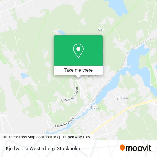 Kjell & Ulla Westerberg map