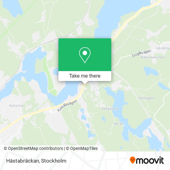 Hästabräckan map