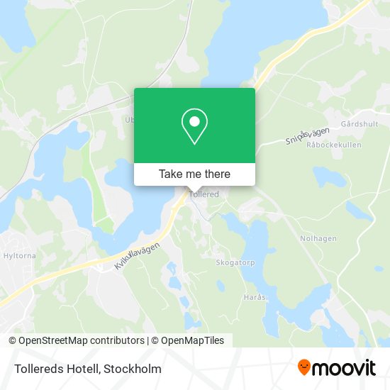 Tollereds Hotell map