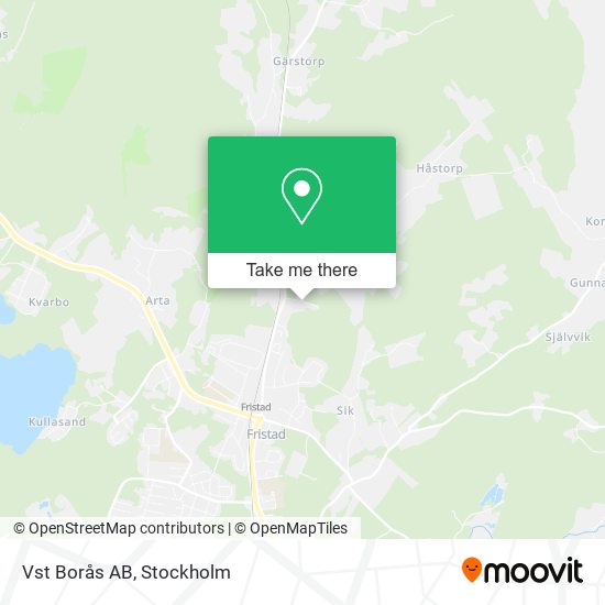 Vst Borås AB map