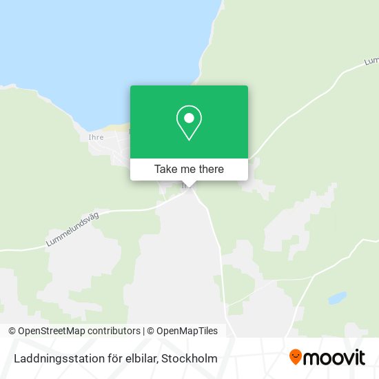 Laddningsstation för elbilar map