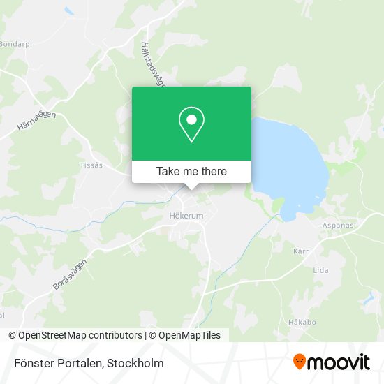 Fönster Portalen map