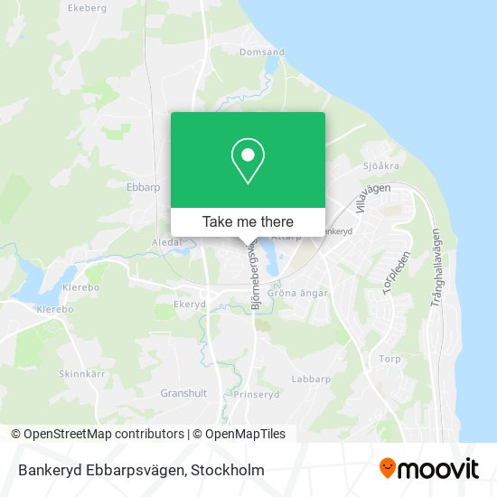 Bankeryd Ebbarpsvägen map