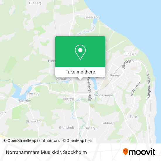 Norrahammars Musikkår map