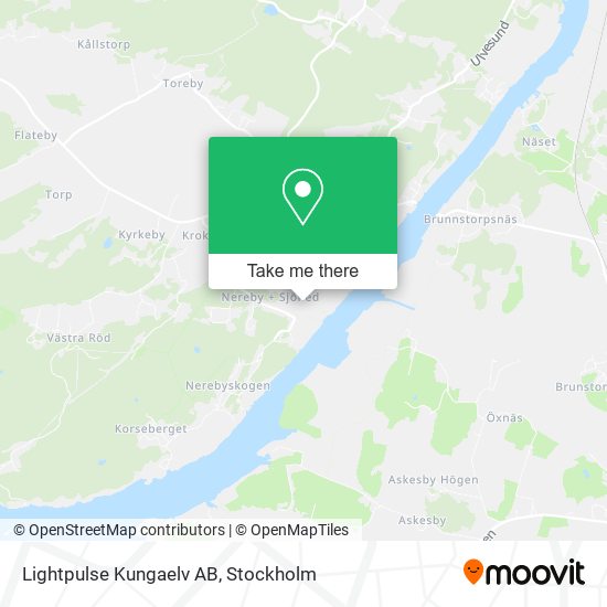 Lightpulse Kungaelv AB map