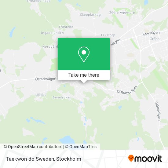 Taekwon-do Sweden map