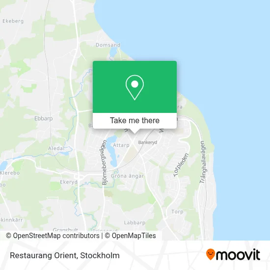 Restaurang Orient map