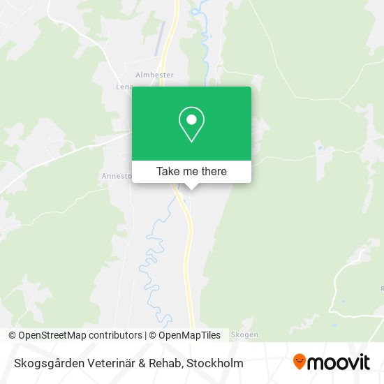 Skogsgården Veterinär & Rehab map