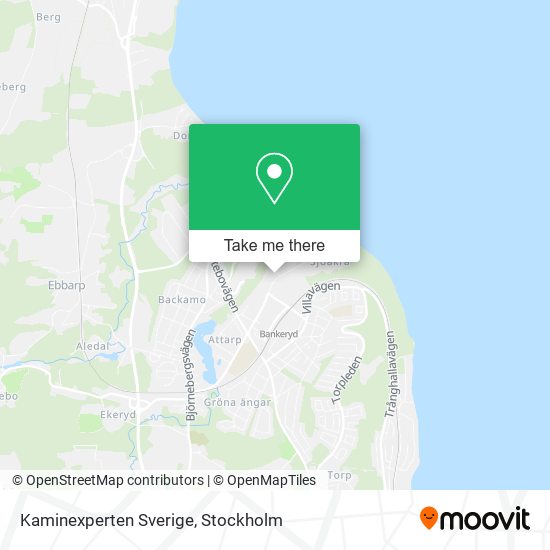 Kaminexperten Sverige map