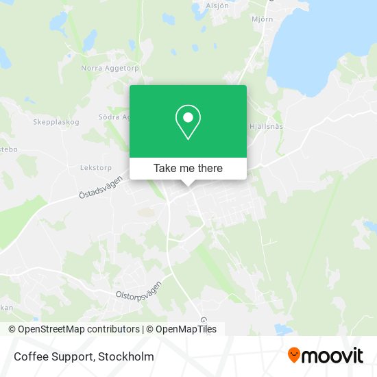 Coffee Support map