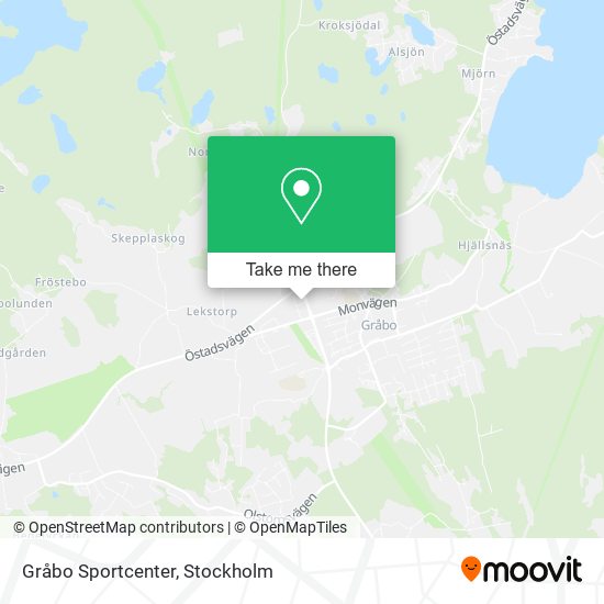 Gråbo Sportcenter map