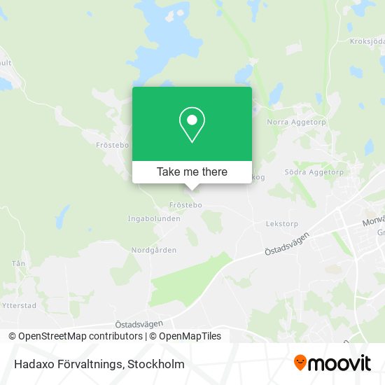 Hadaxo Förvaltnings map