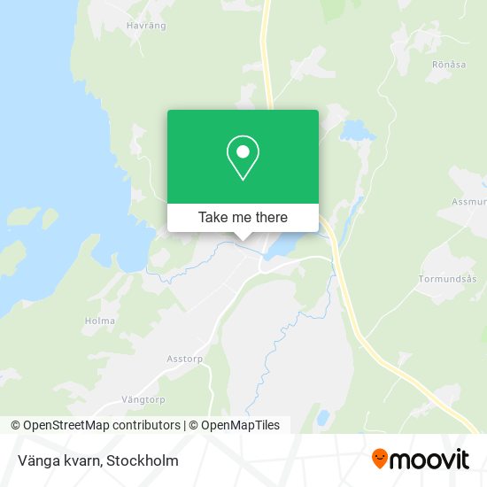 Vänga kvarn map