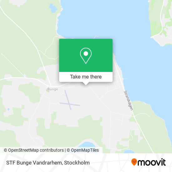 STF Bunge Vandrarhem map