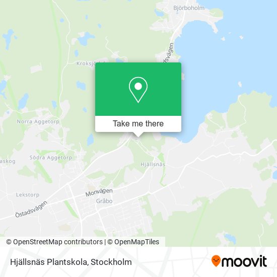 Hjällsnäs Plantskola map
