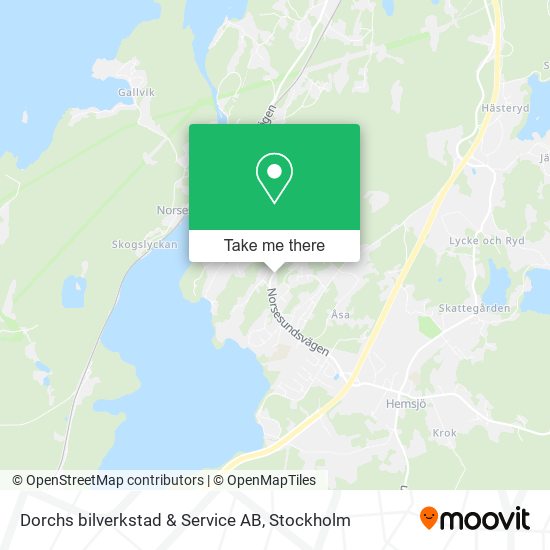 Dorchs bilverkstad & Service AB map