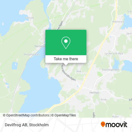 Devilfrog AB map