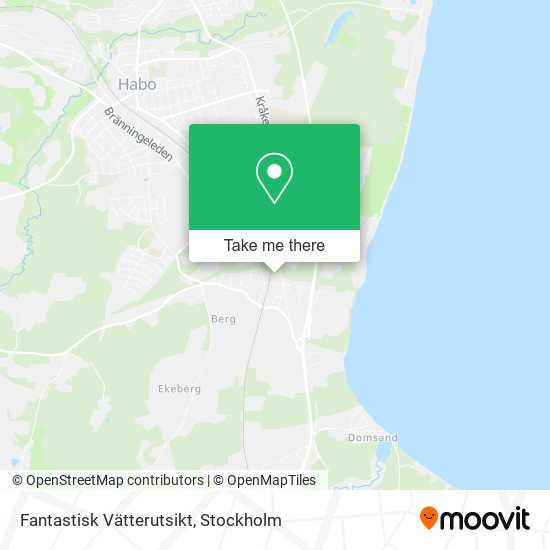 Fantastisk Vätterutsikt map