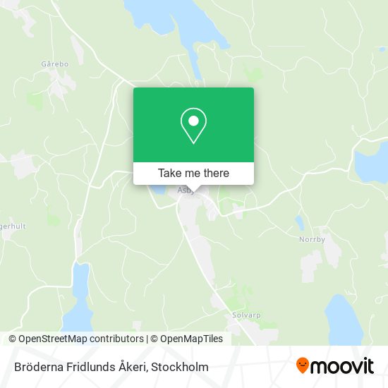 Bröderna Fridlunds Åkeri map